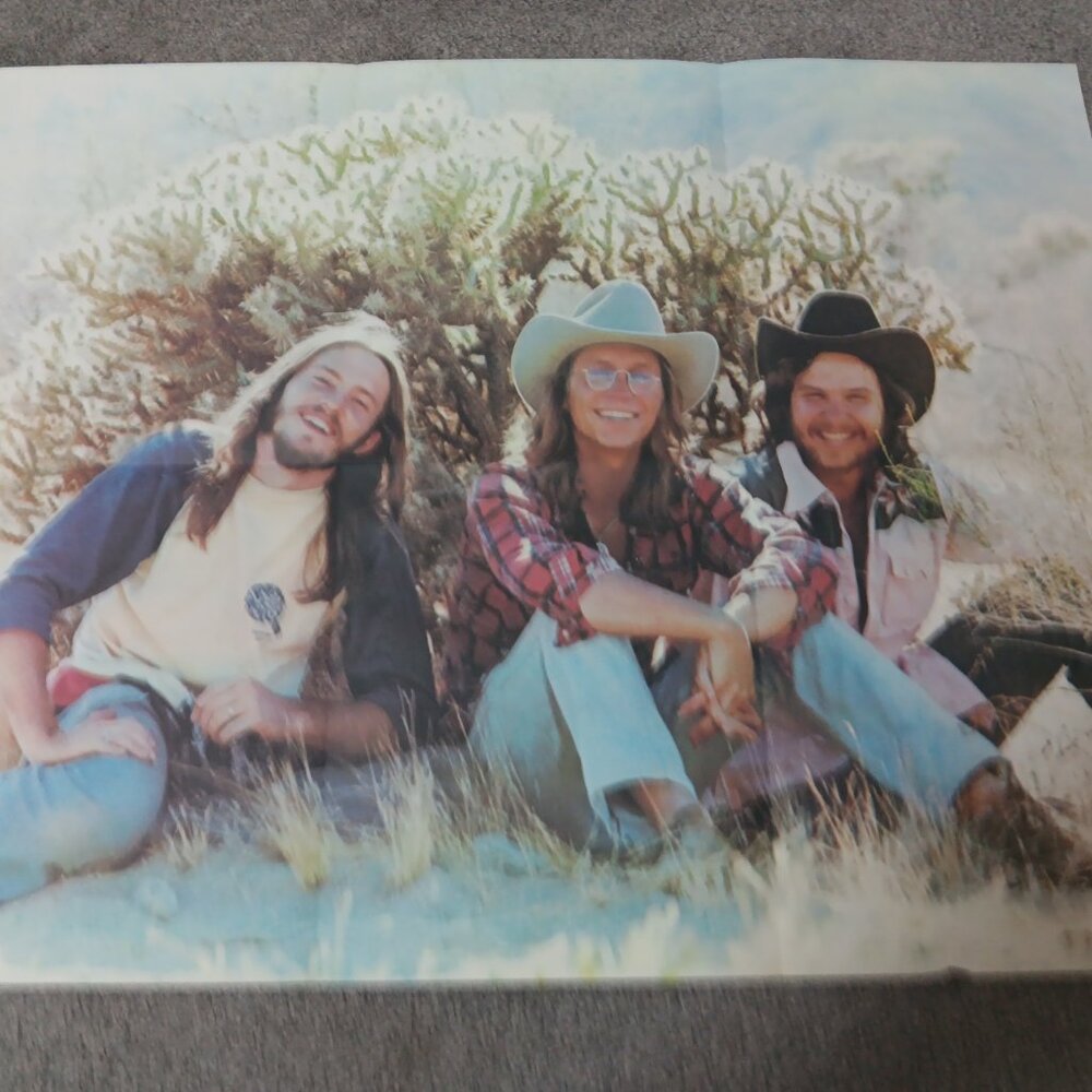 America - Poster from the album Hat Trick - 28x22 Double sided - Circa 1973